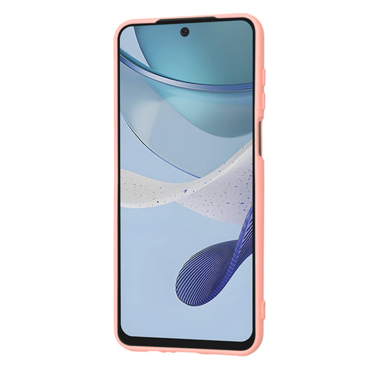 Fodral för Motorola Moto G53, Techsuit, SoftFlex, Ljusrosa