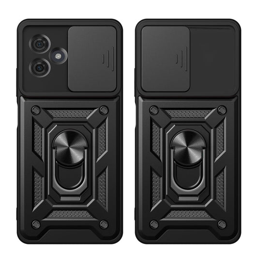 Fodral för Motorola Moto G54, Techsuit, CamShield, Svart