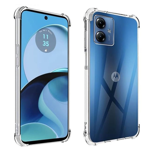 Fodral för Motorola Moto G54, Techsuit, Stötsäker Klar, Transparent