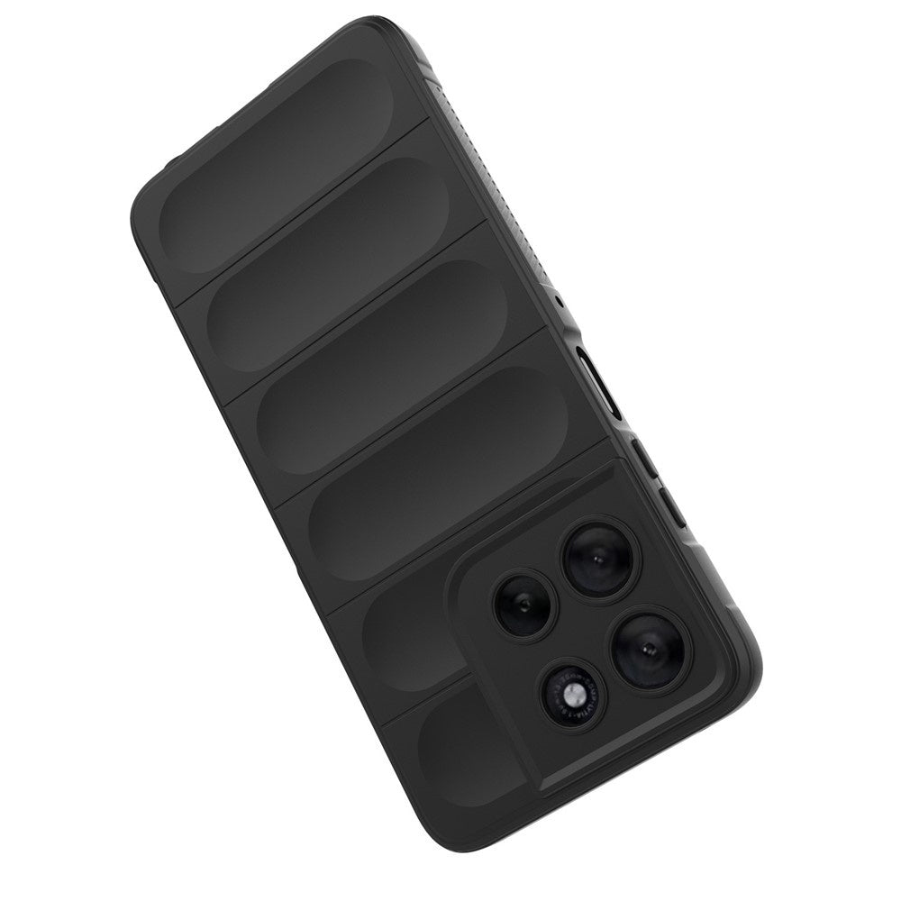 Fodral för Motorola Moto G56, Techsuit, Magic Shield, Svart