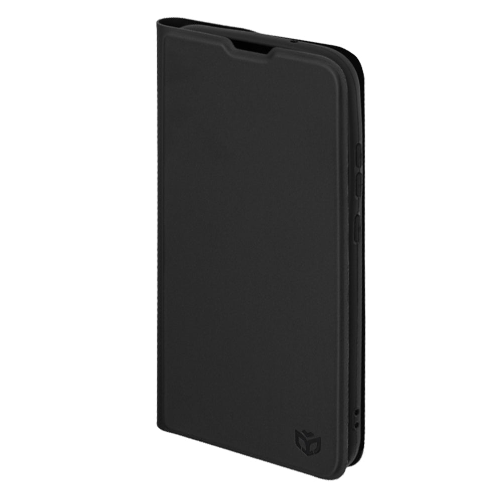 Fodral för Motorola Moto G77 / G67, Techsuit, Magskin Book, Svart