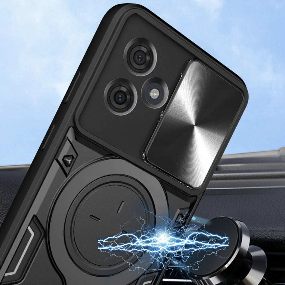 Fodral för Motorola Moto G86 Power, Techsuit, CamGuard Pro, Svart