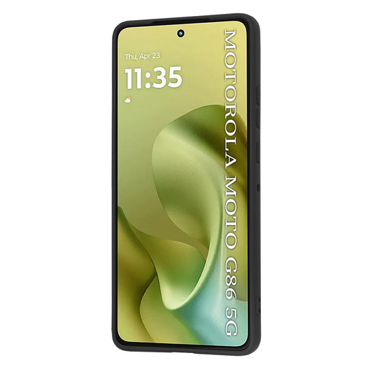 Fodral för Motorola Moto G86, Techsuit, SoftFlex, Svart