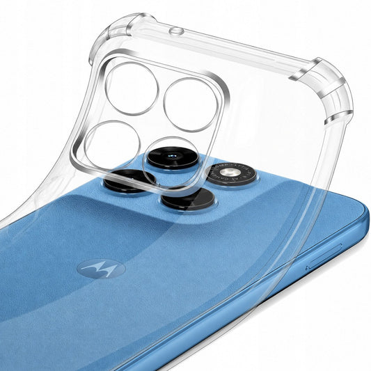 Fodral för Motorola Moto G87 / G77 / G67, Techsuit, Stötsäker Klar, Transparent