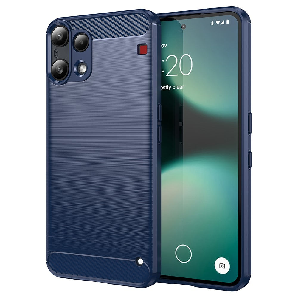 Skyddsfodral för Nothing Phone (3a) Lite, Techsuit, Carbon, Blå