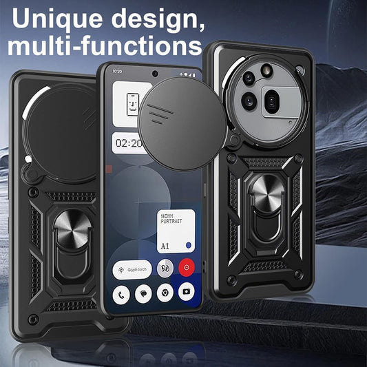 Fodral för Nothing Phone (3a) Pro, Techsuit, CamShield, Blå