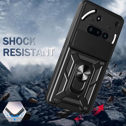 Fodral för Nothing Phone (3a), Techsuit, CamShield, Svart