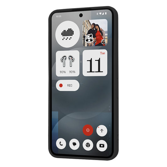 Fodral för Nothing Phone (3a), Techsuit, SoftFlex, Svart