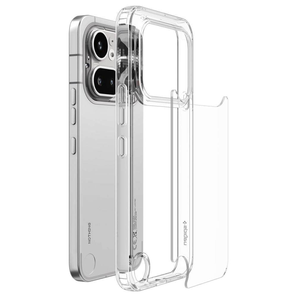 Fodral för Nothing Phone (4a) Pro, Spigen, Ultra Hybrid, Transparent ACS11632