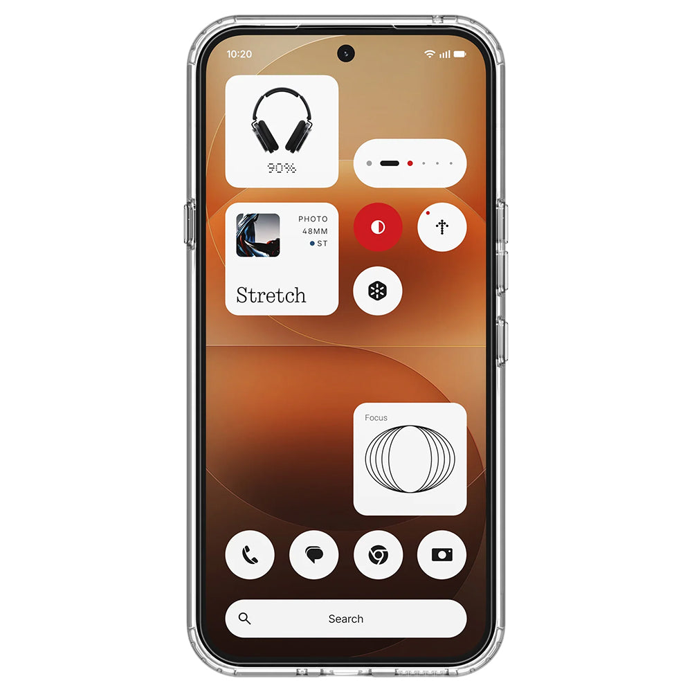 Fodral för Nothing Phone (4a) Pro, Spigen, Ultra Hybrid, Transparent ACS11632