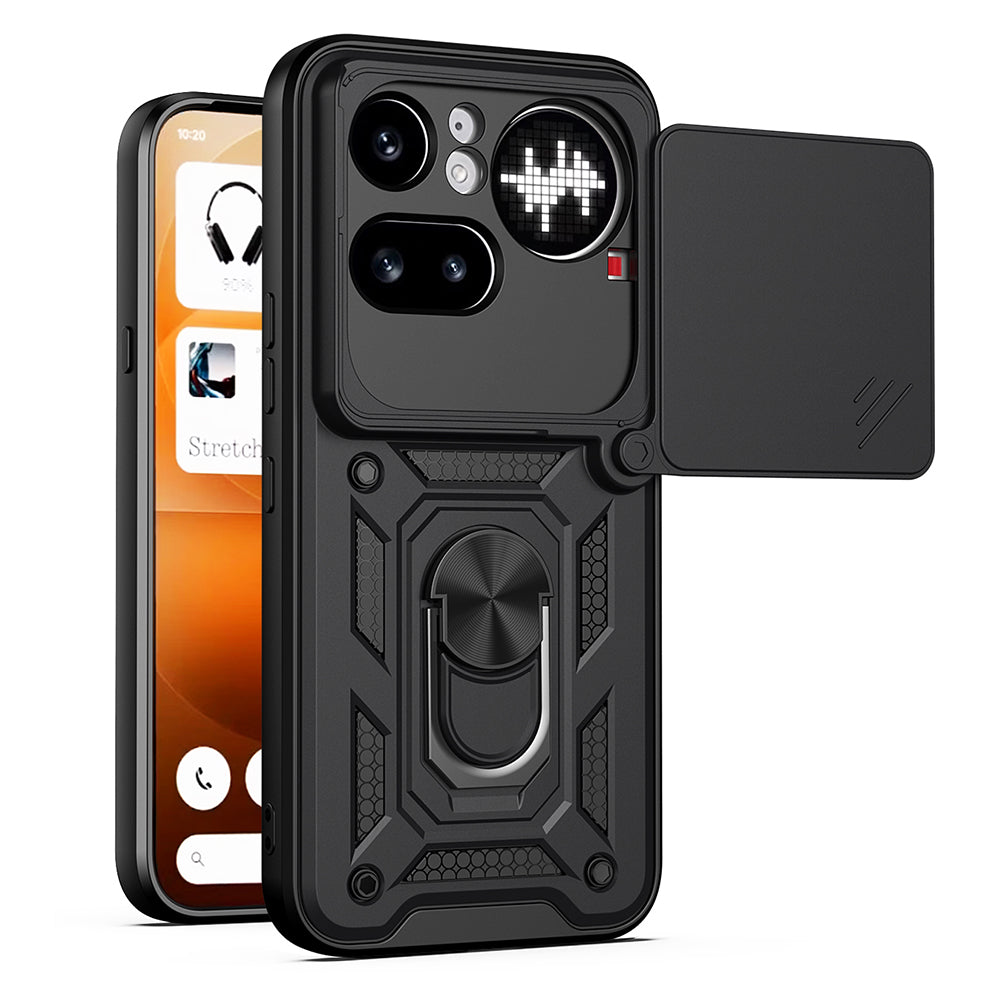 Skyddsfodral för Nothing Phone (4a) Pro, Techsuit, CamShield, Svart
