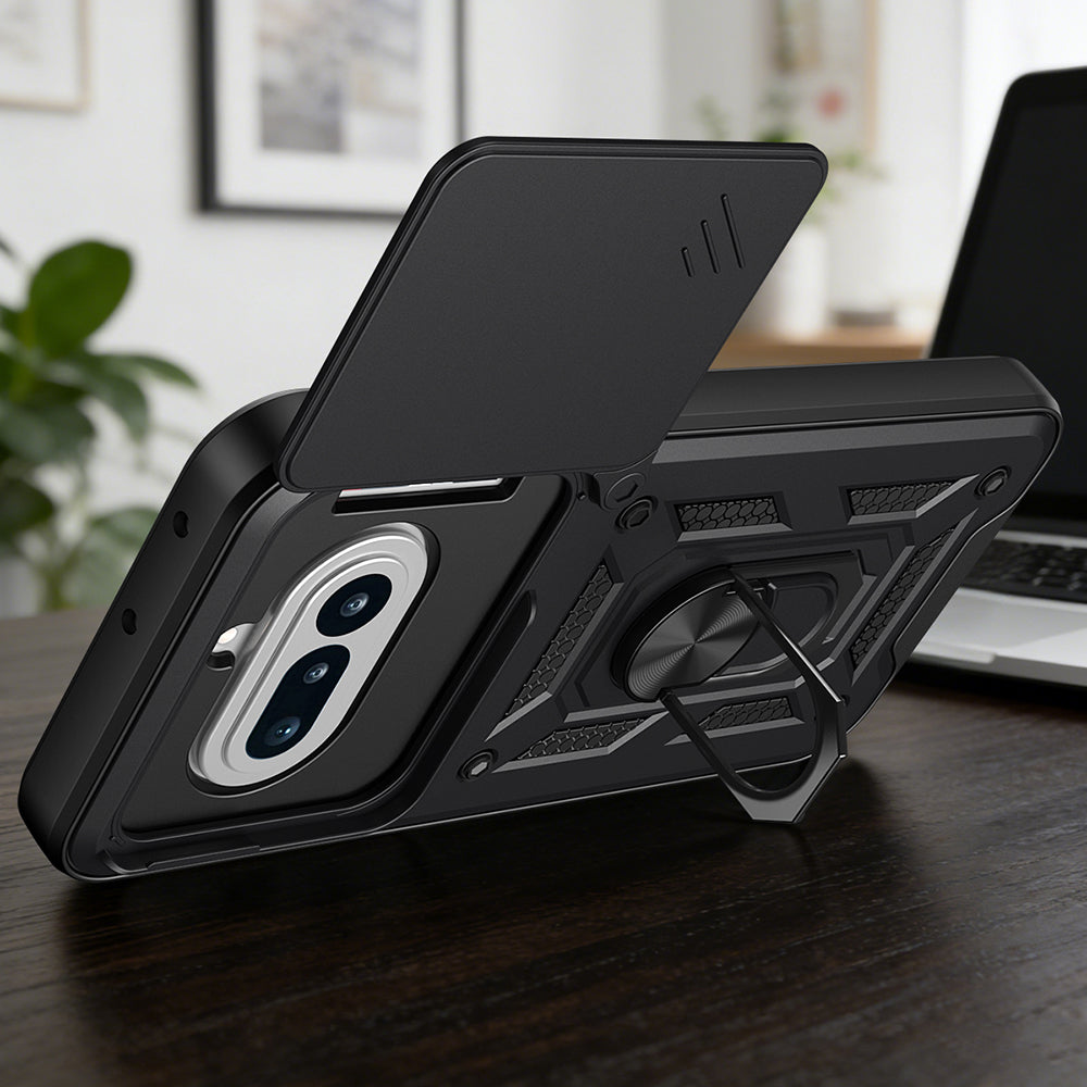 Skyddsfodral för Nothing Phone (4a), Techsuit, CamShield, Svart