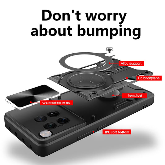 Fodral för OnePlus 12, Techsuit, CamGuard Pro, Svart