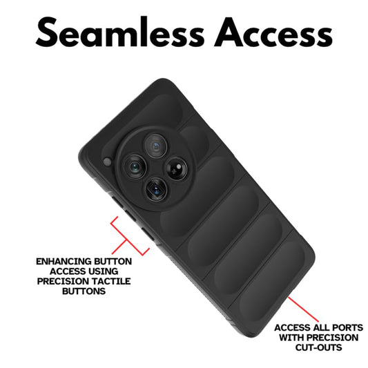 Fodral för OnePlus 12, Techsuit, Magic Shield, Svart
