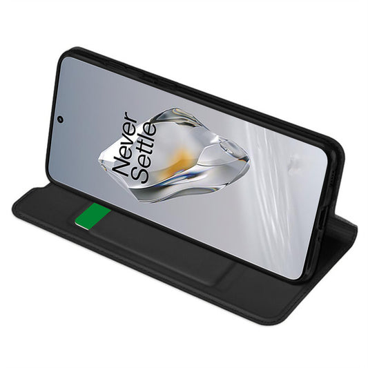 Fodral för OnePlus 12, Techsuit, Magskin Book, Svart