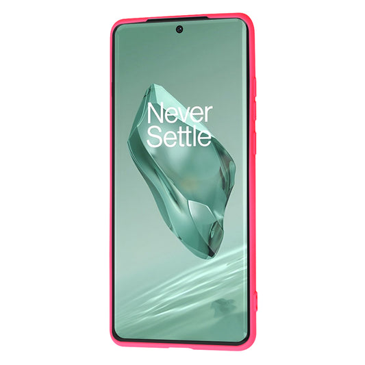 Fodral för OnePlus 12, Techsuit, SoftFlex, Mörkrosa