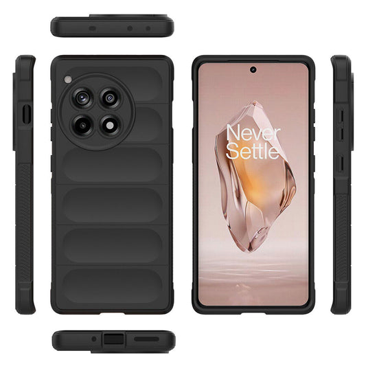 Fodral för OnePlus 12R, Techsuit, Magic Shield, Svart