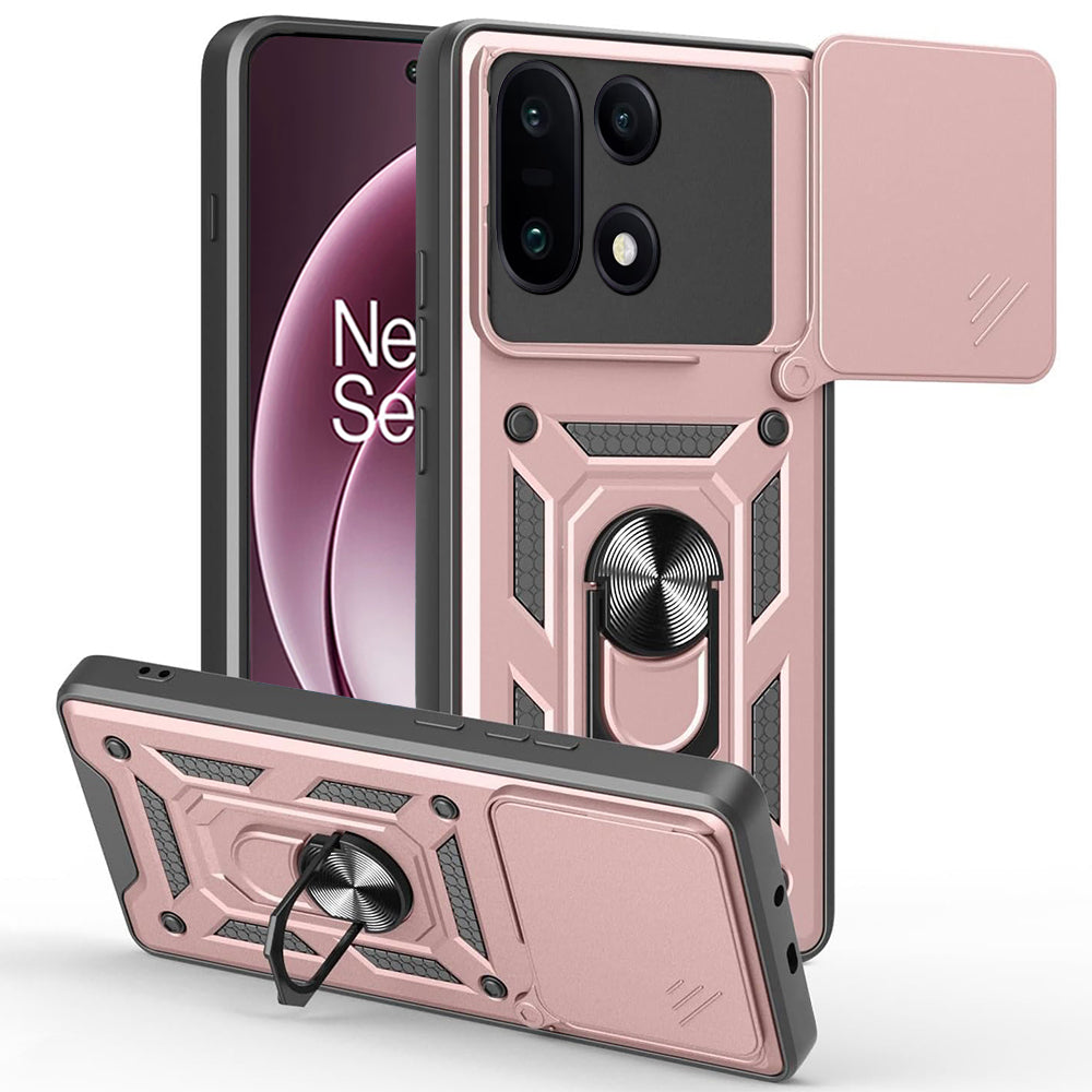 Skyddsfodral för OnePlus 15, Techsuit, CamShield, Roséguld