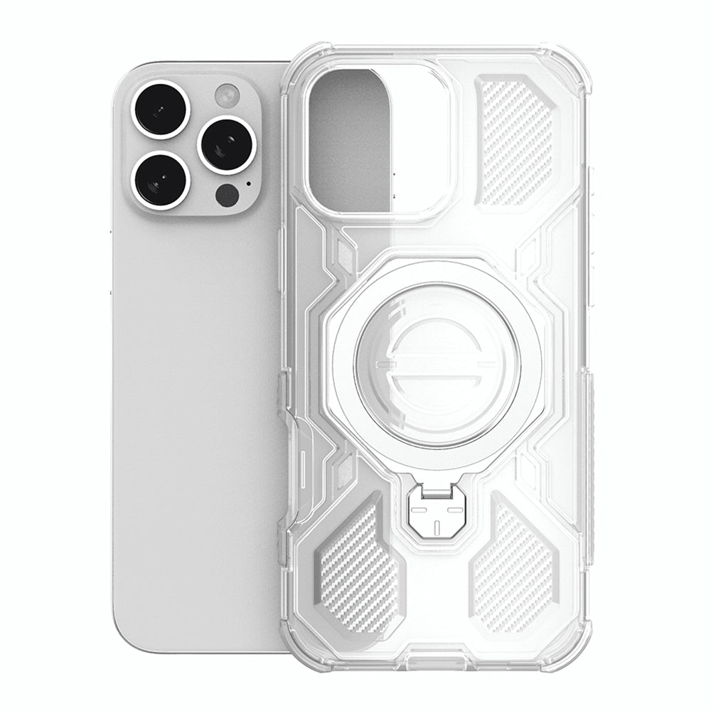 Skyddsfodral för OnePlus 15, Techsuit, Carbon Shield Pro, Vit