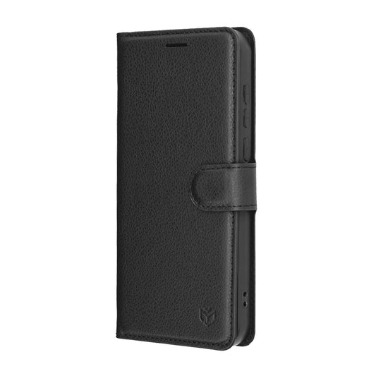 Fodral för OnePlus 15, Techsuit, Leather Folio, Svart