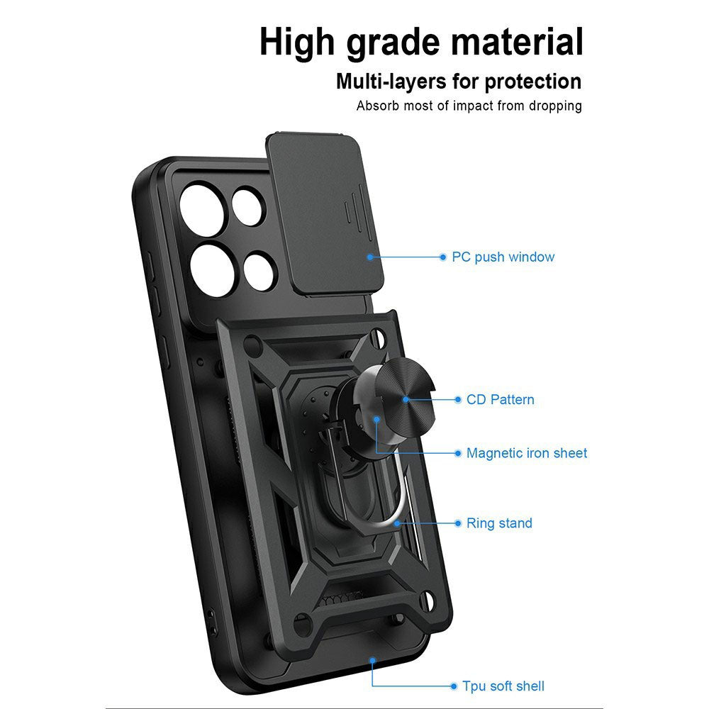 Fodral för OnePlus Nord 6, Techsuit, CamShield, Blå
