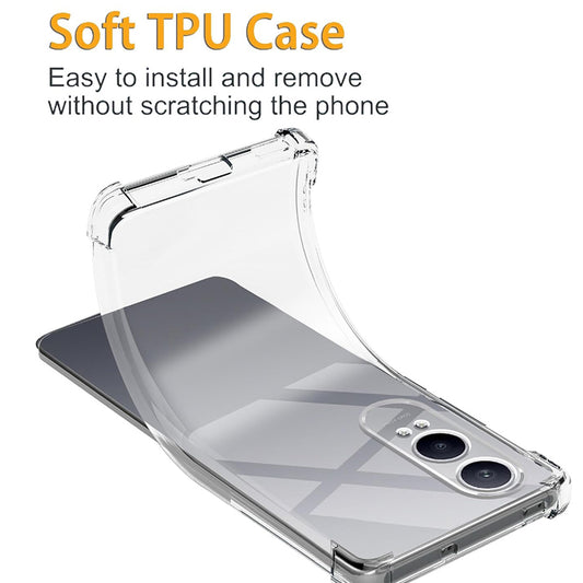 Fodral för OnePlus Nord CE4 Lite, Techsuit, Stötsäker Klar, Transparent