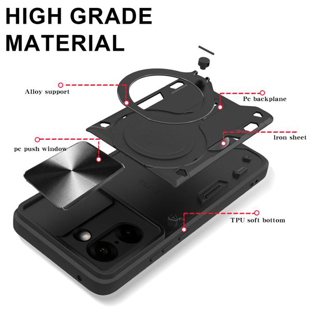 Case for OnePlus Nord CE5, Techsuit, CamGuard Pro, Black