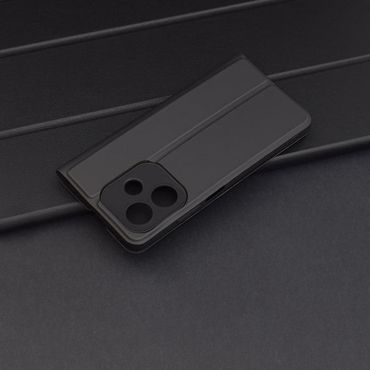 Fodral för Oppo A3 4G / A3, Techsuit, Magskin Book, Svart