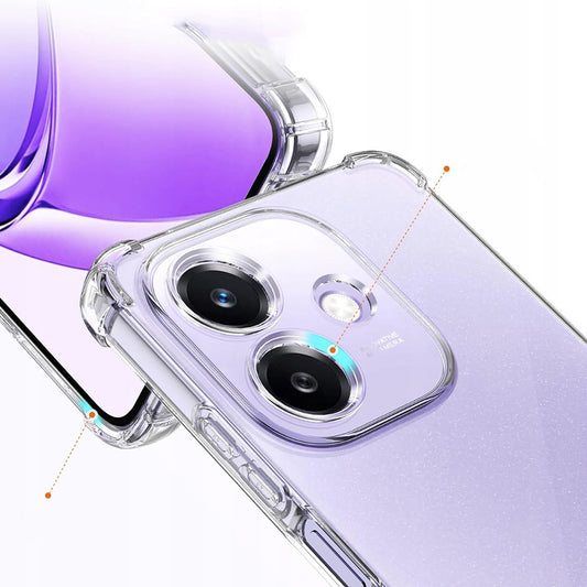 Fodral för Oppo A3 4G, Techsuit, Stötsäker Klar, Transparent