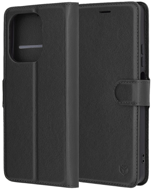 Fodral för Oppo A5 Pro 4G / A5 Pro, Techsuit, Leather Folio, Svart