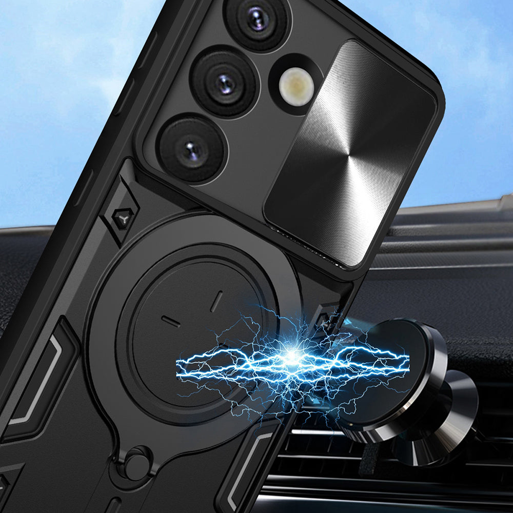 Skyddsfodral för Oppo A5 4G / A5 5G, Techsuit, CamGuard Pro, Lila