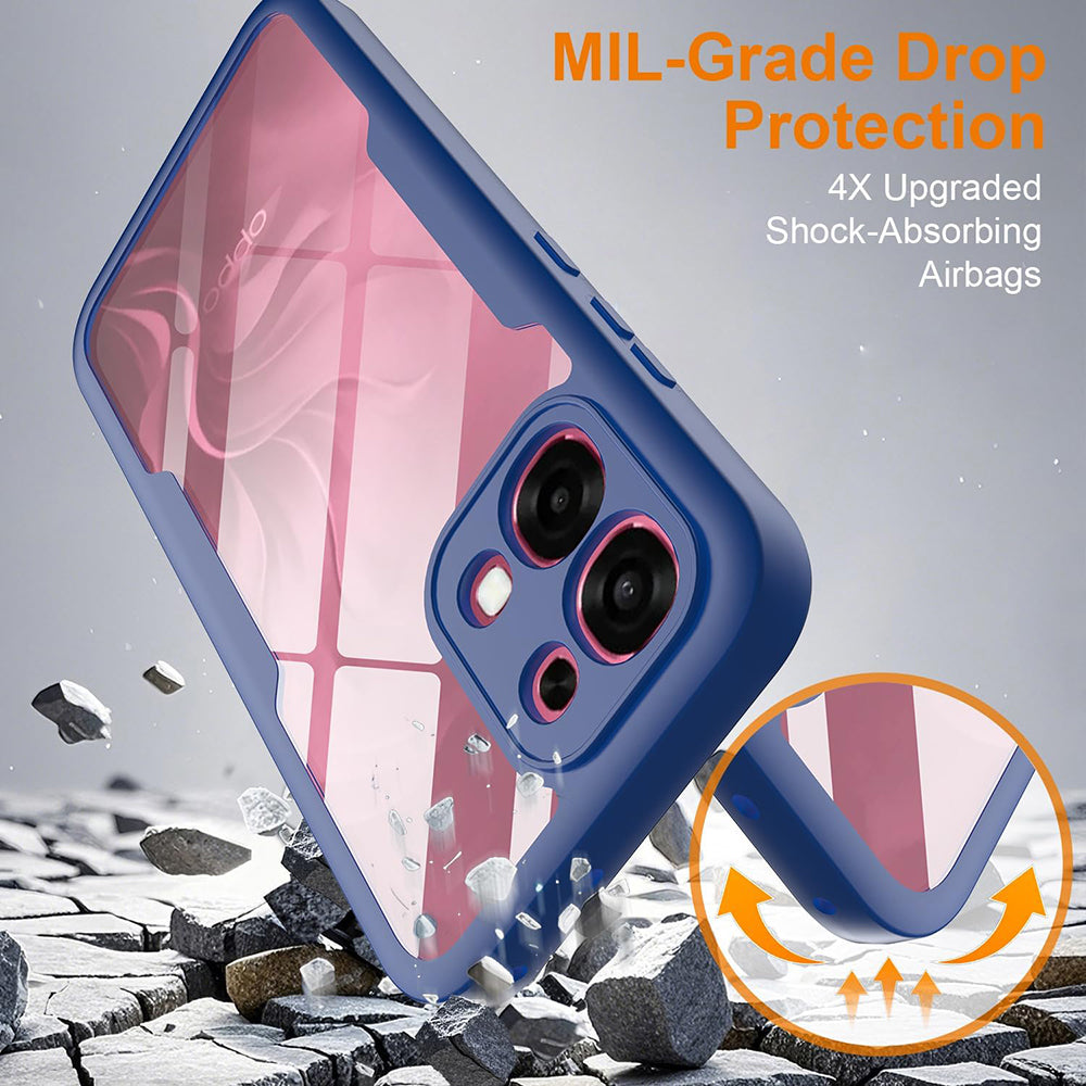 Skyddsfodral för Oppo A6 Pro 5G / A6 Pro 4G, Techsuit, ColorVerse 360, Blå