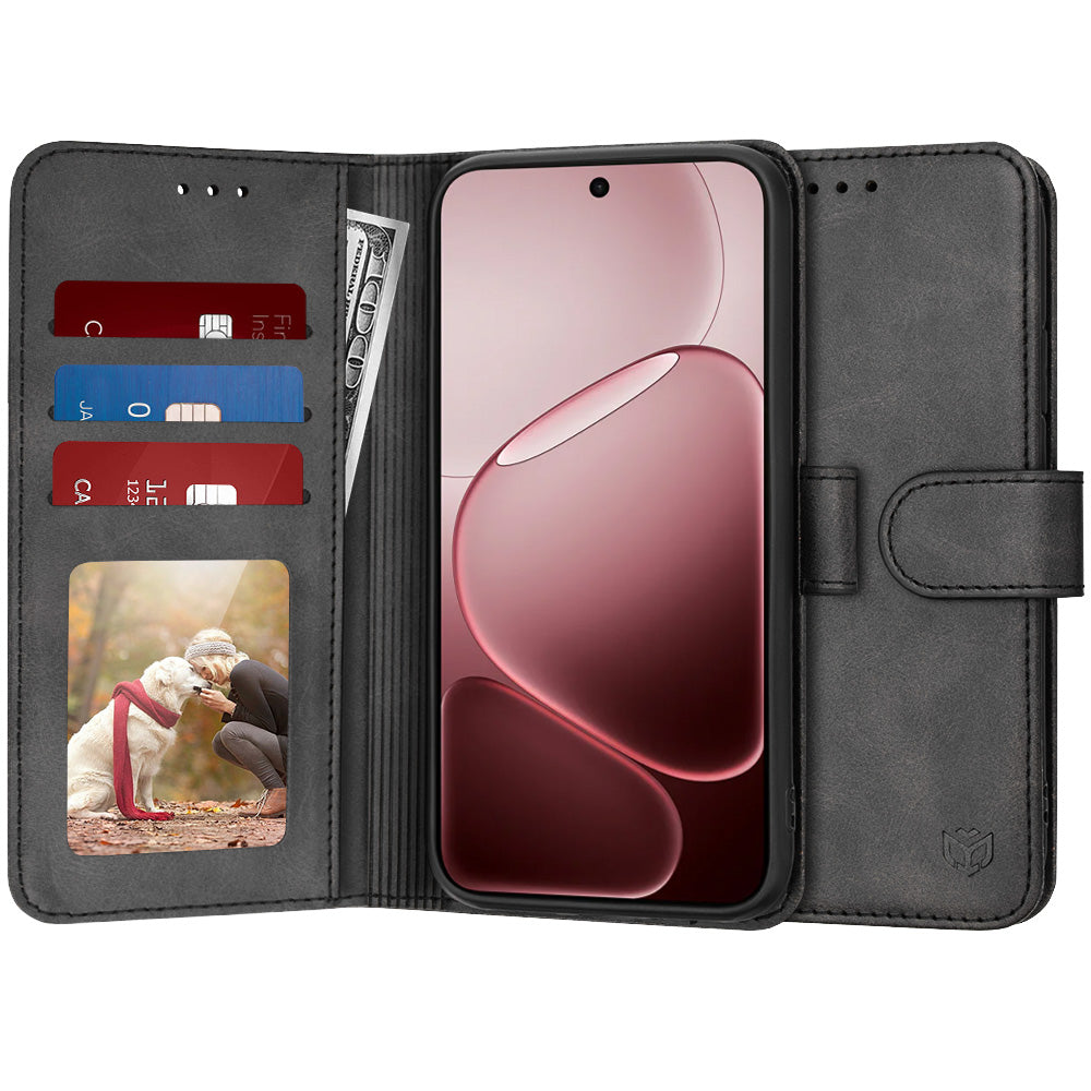 Fodral för Oppo A6 Pro 5G / A6 Pro 4G, Techsuit, Diary Book, Svart