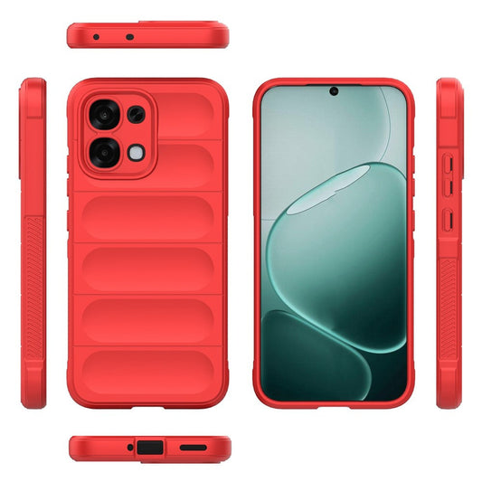 Fodral för Oppo A6 Pro 5G / A6 Pro 4G, Techsuit, Magic Shield, Röd