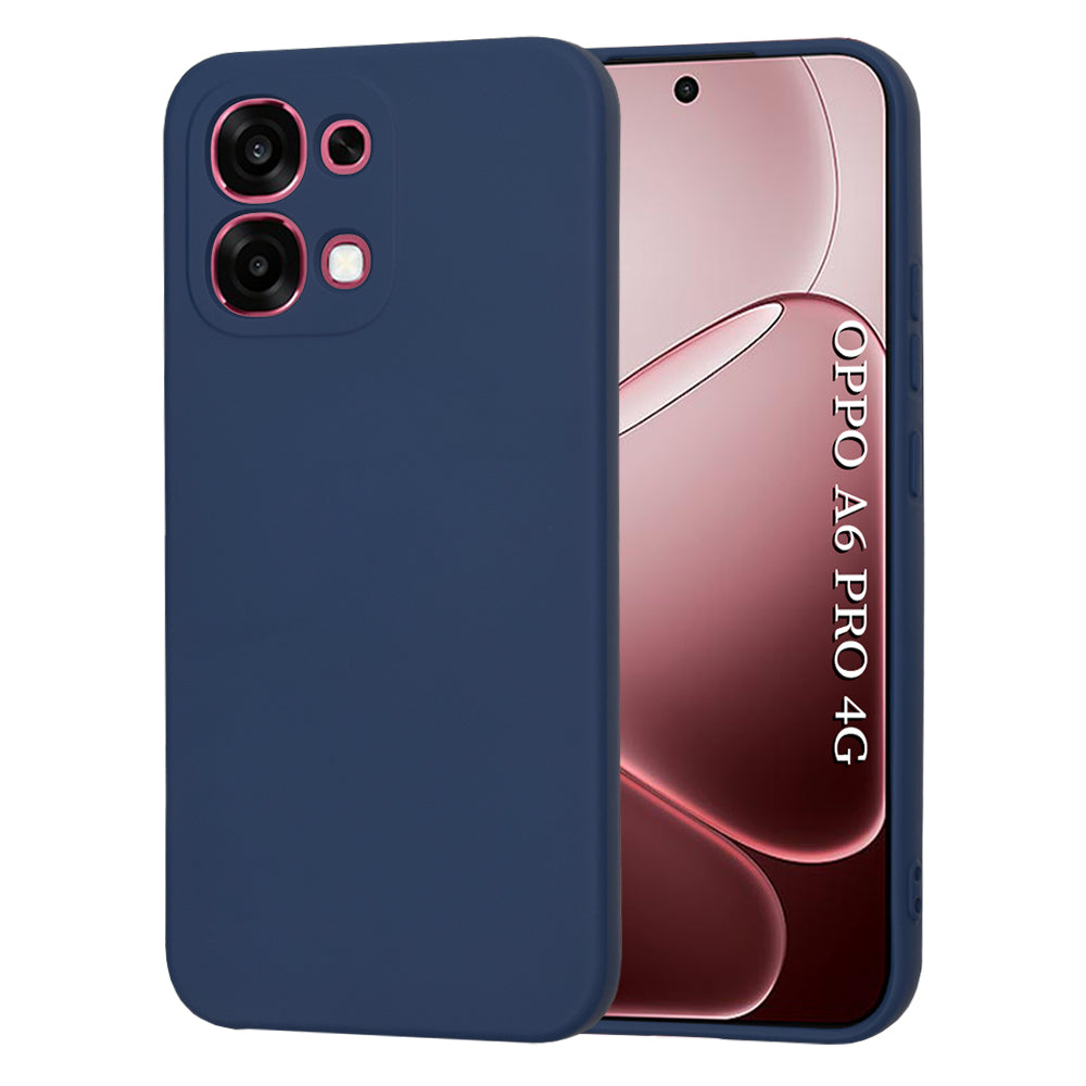 Skyddsfodral för Oppo A6 Pro 5G / A6 Pro 4G, Techsuit, SoftFlex, Marinblå