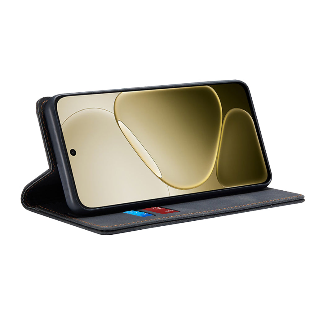 Fodral för Oppo A6k 4G / A6x 4G / A6x / A6 4G, Techsuit, Confy, Svart