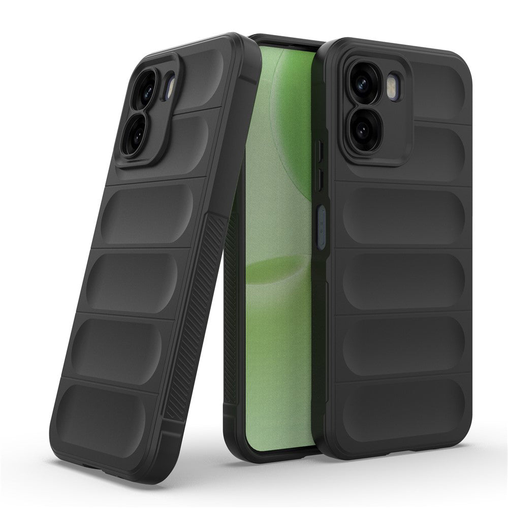 Skyddsfodral för Oppo A6x 4G / A6x, Techsuit, Magic Shield, Svart