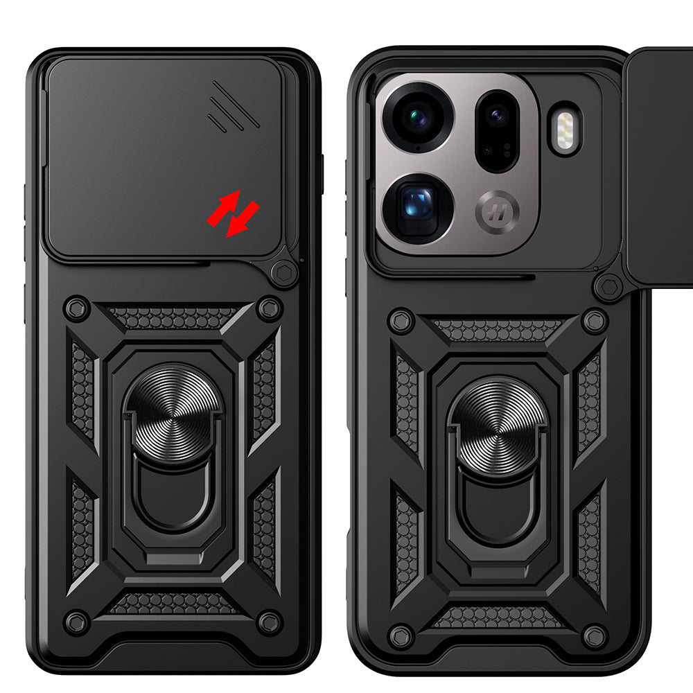 Skyddsfodral för Oppo Find X9 Pro, Techsuit, CamShield, Svart