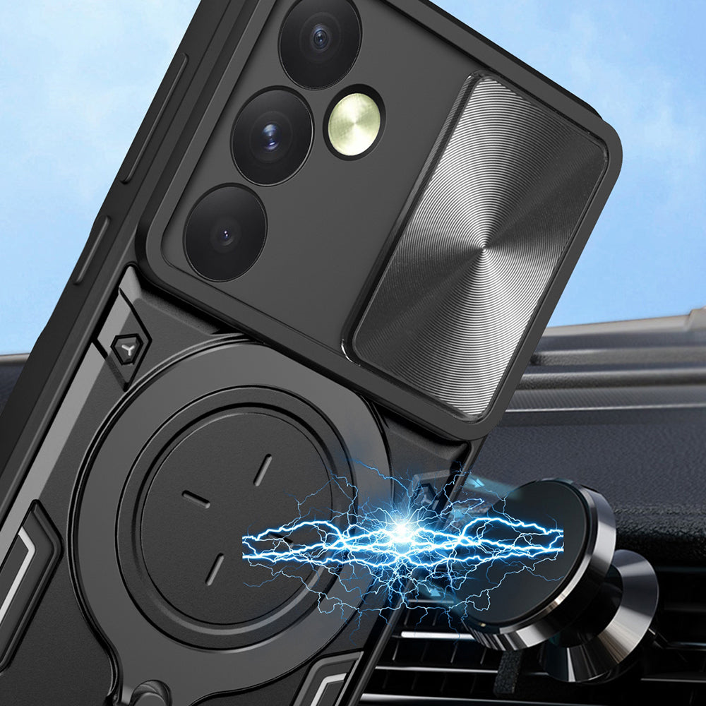 Case for Oppo Reno12 Pro, Techsuit, CamGuard Pro, Blue