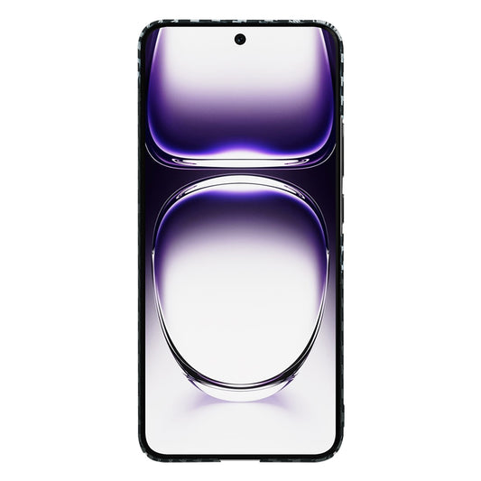 Fodral för Oppo Reno12, Techsuit, Carbonite FiberShell, Svart Grå