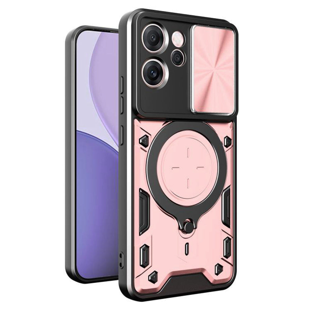 Case for Oppo Reno14 FS 5G / Reno14 F, Techsuit, CamGuard Pro, Pink