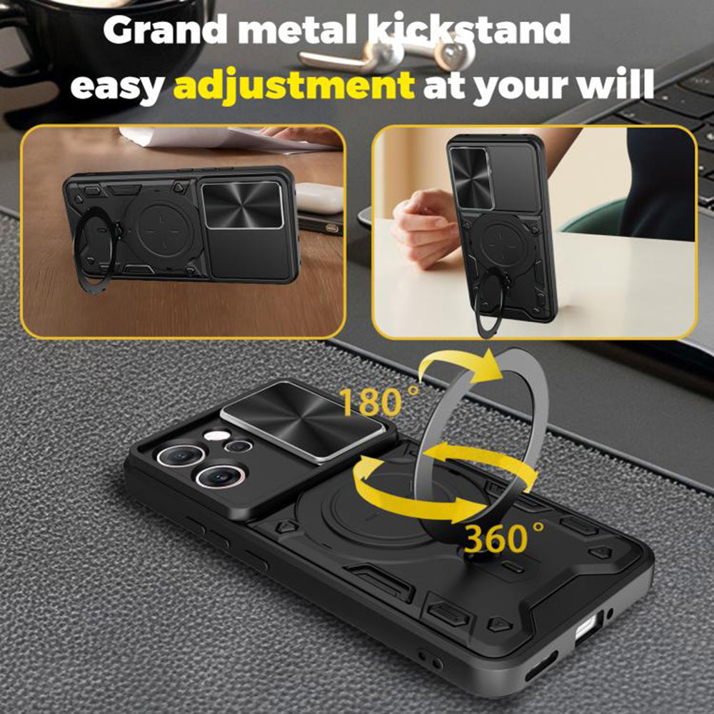 Case for Oppo Reno14 FS 5G / Reno14 F, Techsuit, CamGuard Pro, Pink