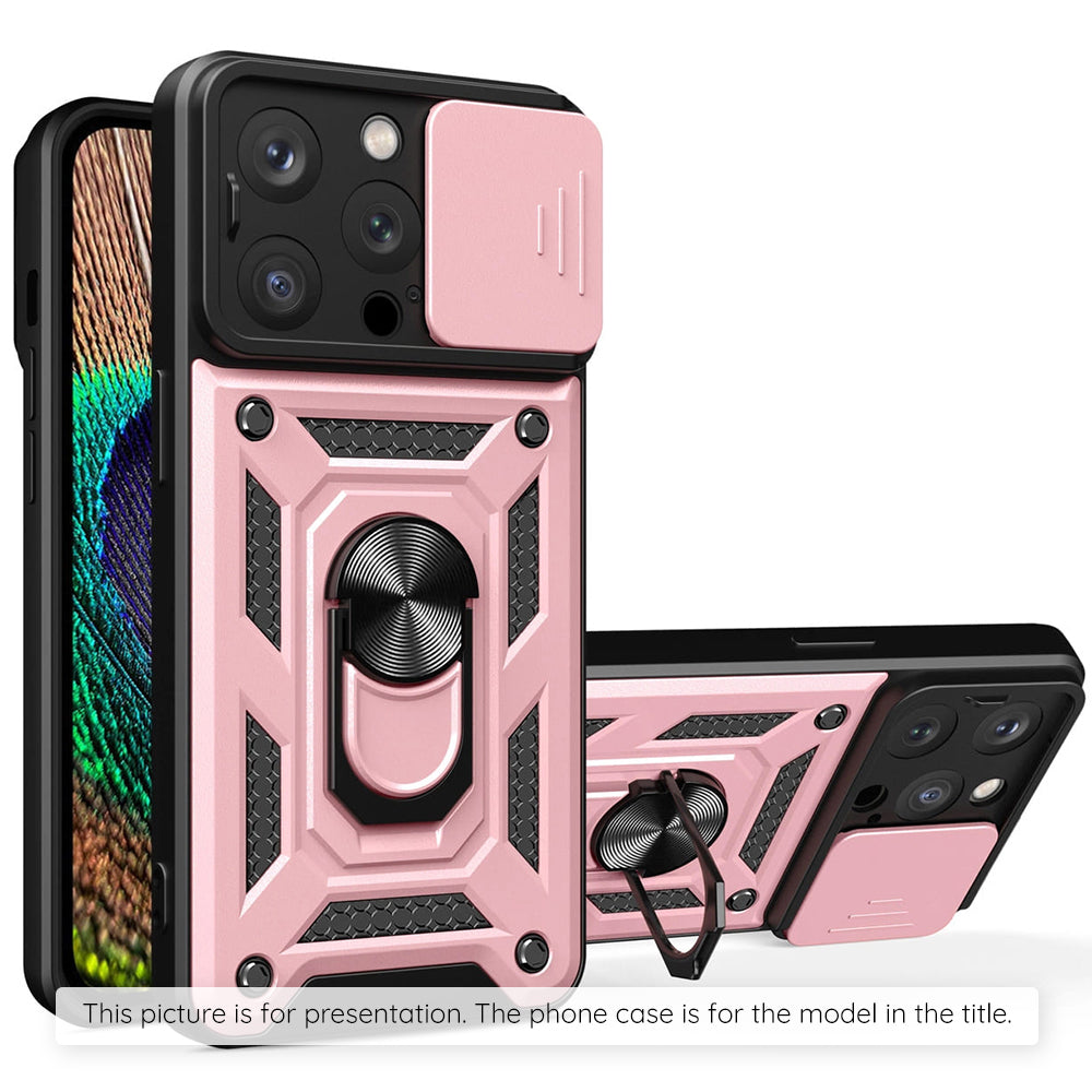 Fodral för Oppo Reno14 FS 5G / Reno14 F, Techsuit, CamShield, Rosa