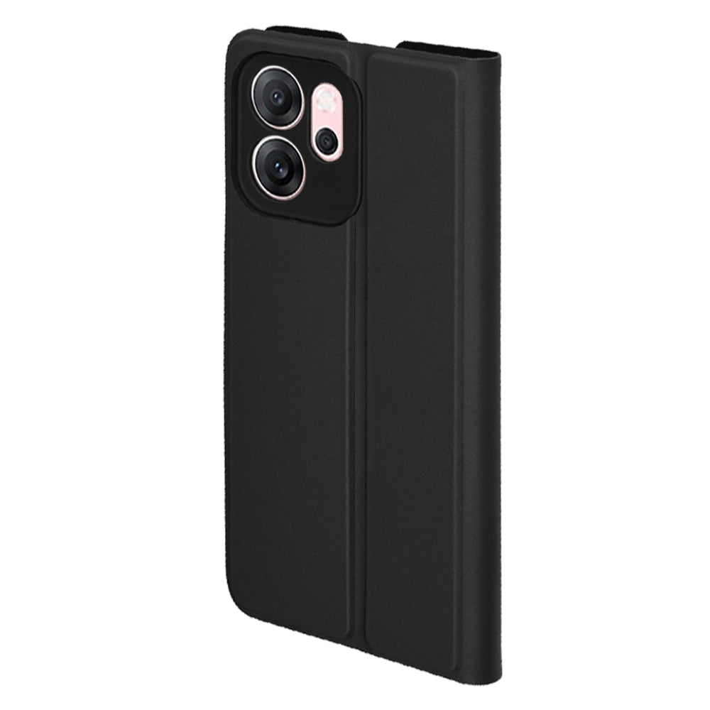 Fodral för Oppo Reno14 FS 5G / Reno14 F, Techsuit, Magskin Book, Svart