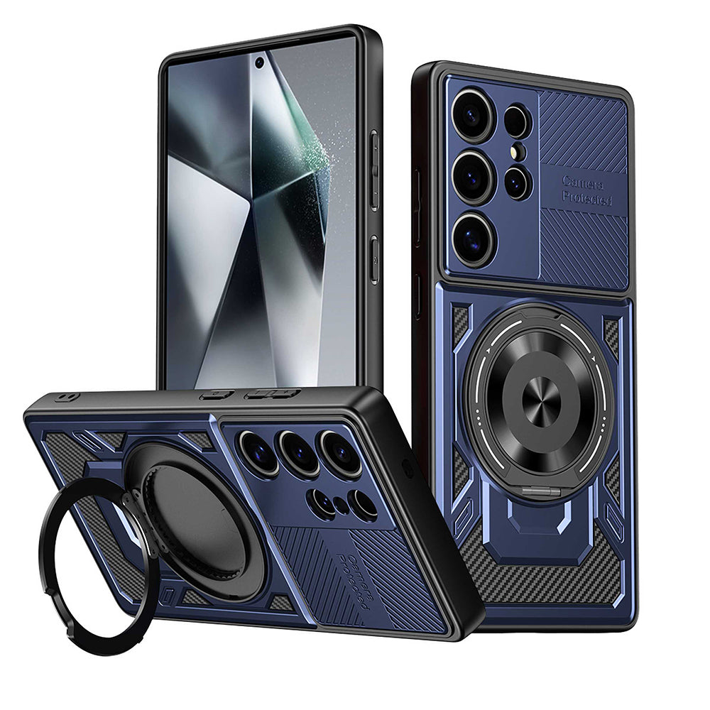 Case for Oppo Reno14 FS 5G / Reno14 F, Techsuit, RuggedCam, Blue