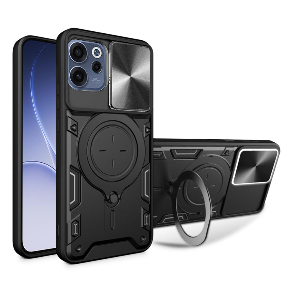 Skyddsfodral för Oppo Reno15 FS / Reno15 F, Techsuit, CamGuard Pro, Svart