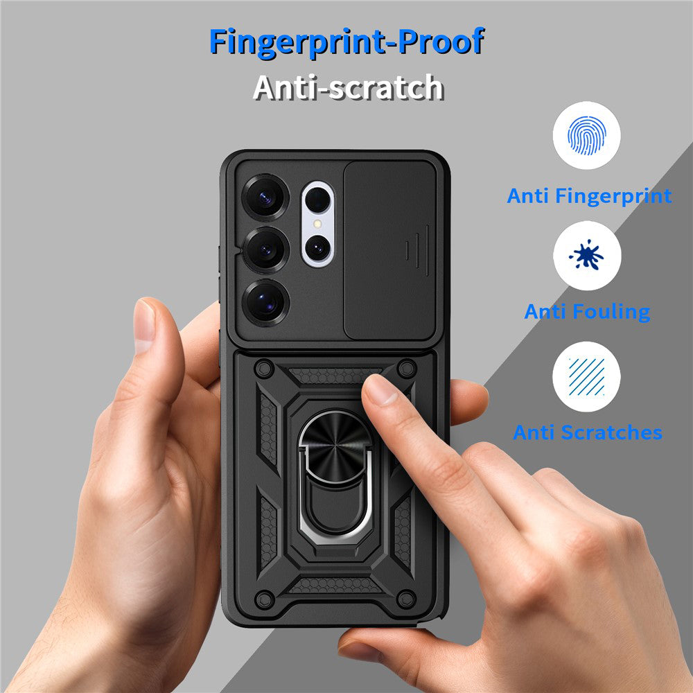 Skyddsfodral för Oppo Reno15 FS / Reno15 F, Techsuit, CamShield, Svart