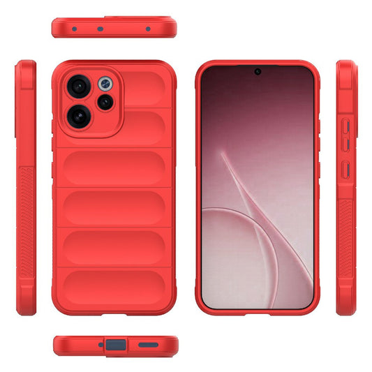 Fodral för Oppo Reno15 FS / Reno15 F, Techsuit, Magic Shield, Röd