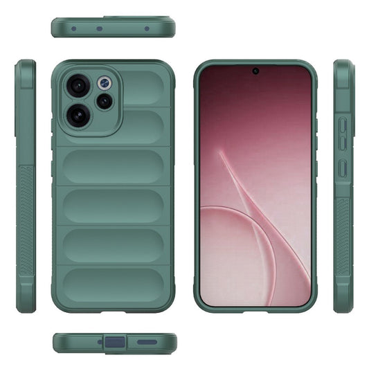 Fodral för Oppo Reno15 FS / Reno15 F, Techsuit, Magic Shield, Grön