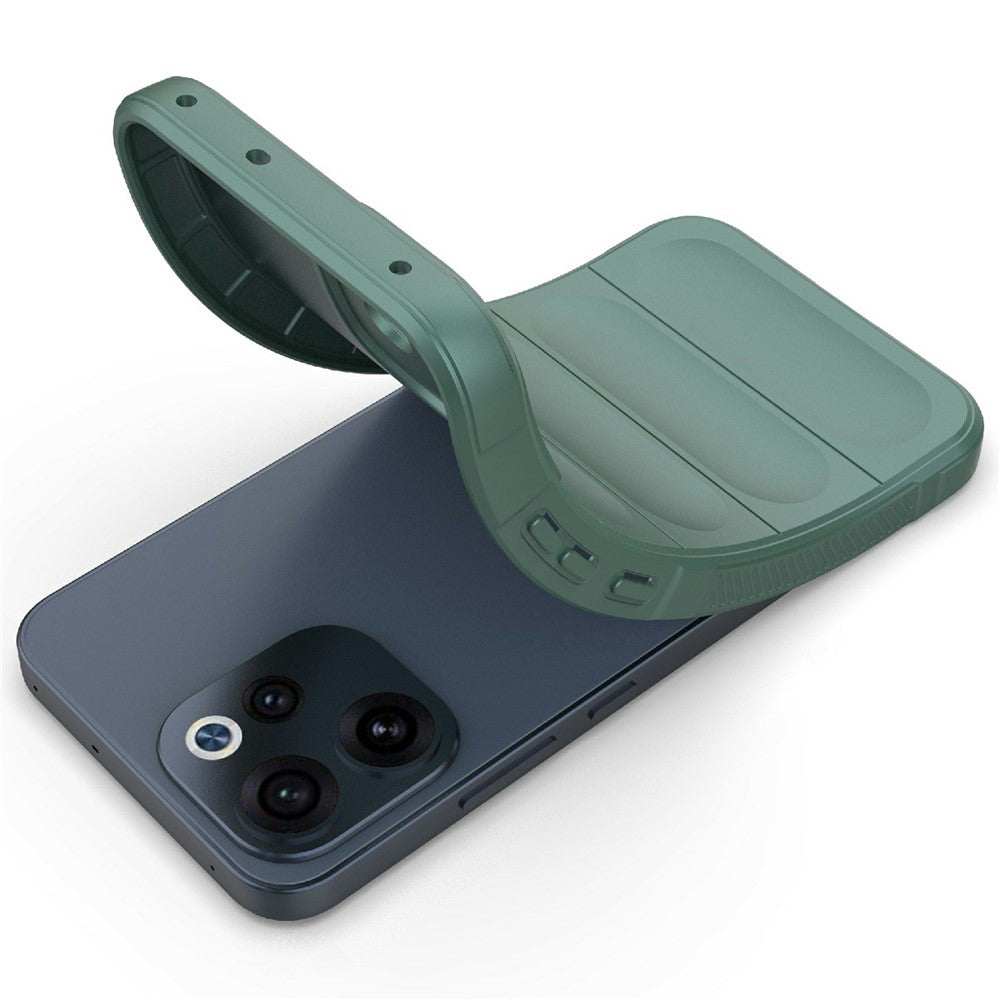 Fodral för Oppo Reno15 FS / Reno15 F, Techsuit, Magic Shield, Grön